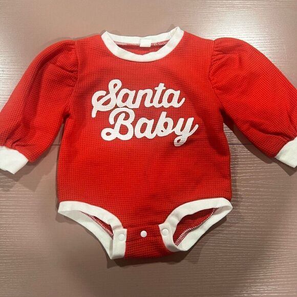 Santa Baby Onesie - Picture 1 of 4